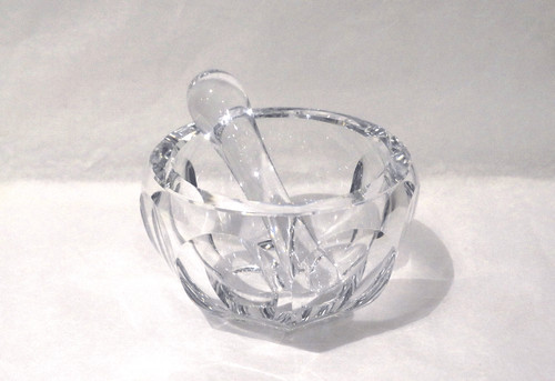 Baccarat mortier son pilon - mortier,