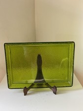 Plateau rectangulaire cristal