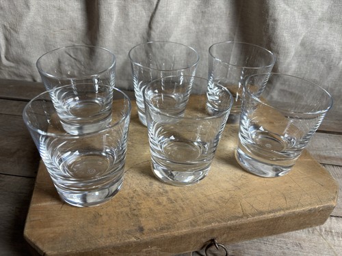 Verres eau cristal de - 6, à