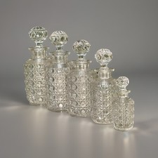 Serie de 5 flacons de toilette