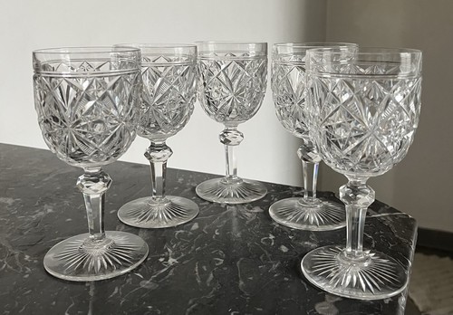 Rare lot verres vin en - À,