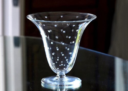 Baccarat vase cornet - vase, "cornet"