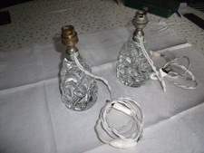 Paire de lampes Cristal