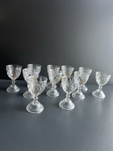 Lot verres liqueur en - a,