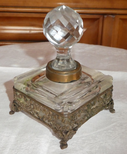 Ancien grand encrier - encrier, en