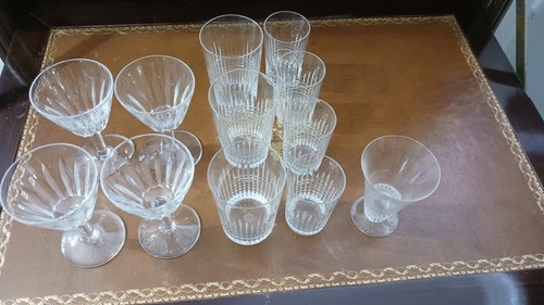 Saisir 11 verres baccarat - verres,