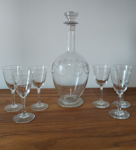 Service liqueur cristal - à,