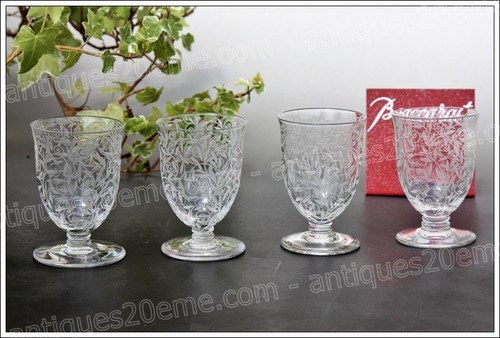 Set verres vin en cristal - 4, à