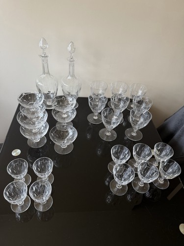 Servie verres cristal - de,