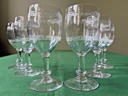 Lot verres liqueur - 6, à