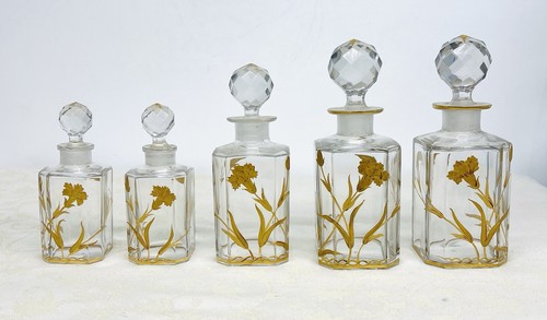 Baccarat gold enamelled - baccarat,