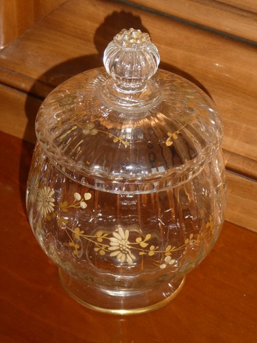 Pot couvert cristal - couvert, en